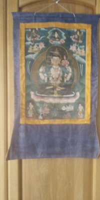 MANDALA THANGKA BUDDISM TIBET NEPAL INDIA A foto