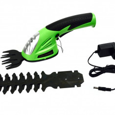 Trimmer electric pentru iarba si gard viu, John Gardener, 3.6 V, 120mm