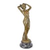 Femeie seminud-statueta din bronz cu un soclu din marmura BX-80, Nuduri