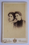 CDV Atelier Romania Bucuresti Bucuresci Bucarest Gustav A. Waber doua femei frumoase