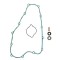 Set reparatie pompa apa Honda CRF 450R 09- 16 Athena P400210475010