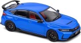 Macheta Honda Civic Type R albastra Welly 1:34 replica metal usi deschise cu resort