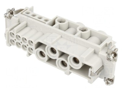Conector HDC Inserturi Contact Mamă 12P 500V foto