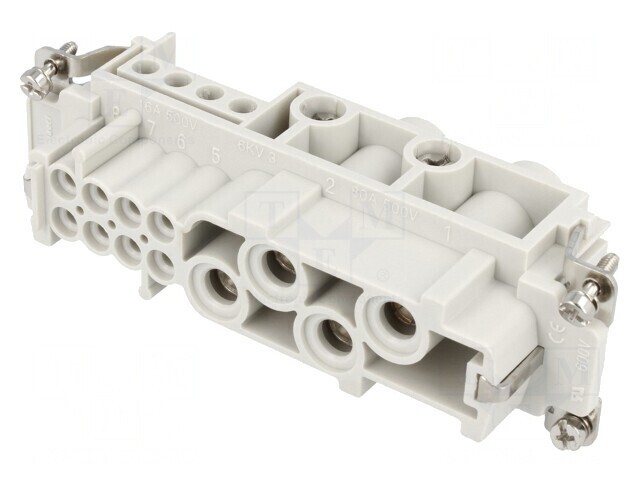 Conector HDC Inserturi Contact Mamă 12P 500V