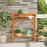 VidaXL Masă plantare de grădină, acacia, 75x40x90 cm, lemn masiv pin