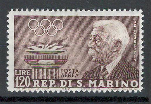 San Marino 1959 Mi 617 - Comitetul Olimpic International