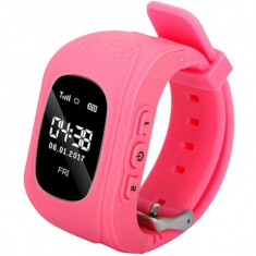 Ceas Smartwatch copii GPS Tracker iUni Q50, Telefon incorporat, Apel SOS, Roz foto