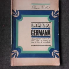 Limba Germana, manual pentru clasa a X-a, anul II de studiu - Bruno Colbert