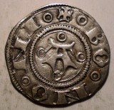 G.309 ITALIA REPUBLICA BOLOGNA BOLOGNINO GROSSO 1380 1443 GROS ARGINT V1