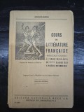 Cours de litt&eacute;rature fran&ccedil;aise - Gorgos-Marin