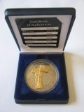 Rară! Tuvalu 50 Cents 2009 Proof ed.limitată 2000 bucăți,&icirc;n cutie cu certificat, Australia si Oceania, Cupru-Nichel