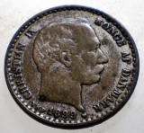 J.043 DANEMARCA CHRISTIAN IX 10 ORE 1899 ARGINT, Europa