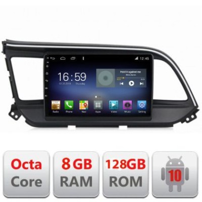Navigatie HHyundai Elantra 2018- F-1581 Octa Core cu Android Radio Bluetooth Internet GPS WIFI DSP 8+128GB 4G CarStore Technology foto