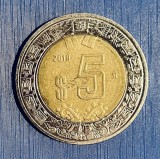 Moneda 5 Pesos din Mexic