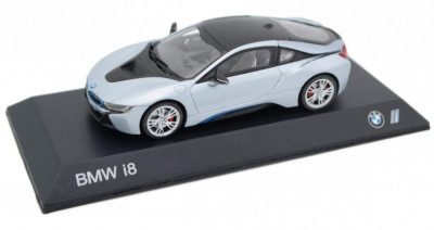 Macheta Oe Bmw i8 I12 2014&amp;rarr; Iconic Silver 1:43 80422336837 foto