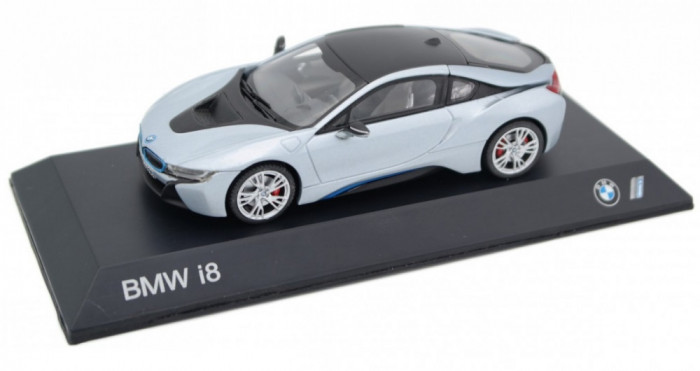 Macheta Oe Bmw i8 I12 2014&rarr; Iconic Silver 1:43 80422336837