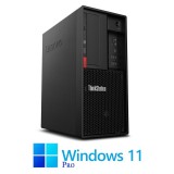 Workstation Lenovo P330 MT, Hexa Core i7-8700, 16GB DDR4, 256GB SSD, Win 11 Pro