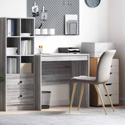 vidaXL Birou sonoma gri 80 x 50 x 76 cm Lemn compozit 869431 foto