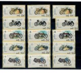 Spania 2002 - Motociclete, timbre autocolant, neuzate