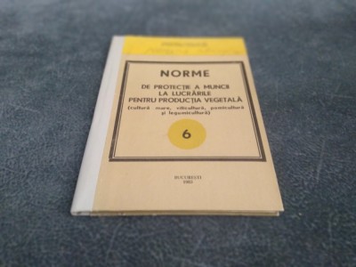 NORME DE PROTECTIE A MUNCIII LA LUCRARILE PENTRU PRODUCTIA VEGETALA foto
