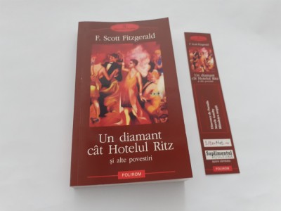 UN DIAMANT CAT HOTELUL RITZ -- F. Scott Fitzgerald-RF15/4 foto