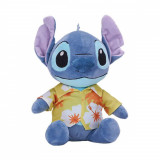 Jucarie din plus Stitch Hawaii cu camasa galbena, Lilo si Stitch, Play by Play, 28 cm