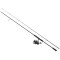 Combo Abu Garcia Max X Black Ops Spinning 762ml, 5-20g, 2.28m, 2seg