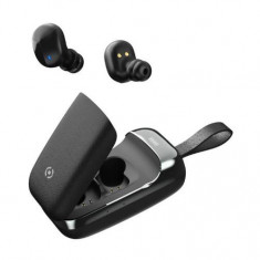 Casti True Wireless Celly Buds Eardrops FLIP1BK, Bluetooth, Microfon, Touch Control (Negru)
