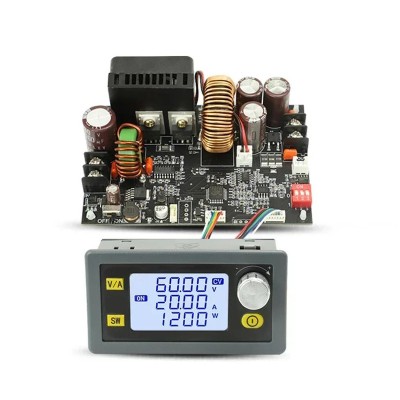 Convertor coborator de tensiune step down 1200W de la 6-70V la 0-60V, XY6020L foto