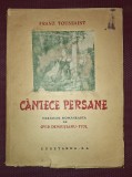 FRANZ TOUSSAINT - CANTECE PERSANE