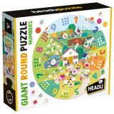 Cumpara ieftin Headu - Puzzle mare rotund cu numere