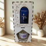 Cumpara ieftin Set Cadou Premium Lavender Escape Mireasma Noptii , Esenta Casei A Lumanare Parfumata Artizanala