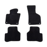 Set covorase auto mocheta Velor VW PASSAT (B6), 01.2005-07.2010; PASSAT (B7 (36)), 11.2010-02.2015; PASSAT CC (357), 06.2008-02.2012, negru,
