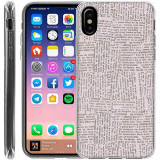 Cumpara ieftin Husa telefon Plastic Huawei P8 Lite 2017 P9 Lite 2017 Clear Newspaper