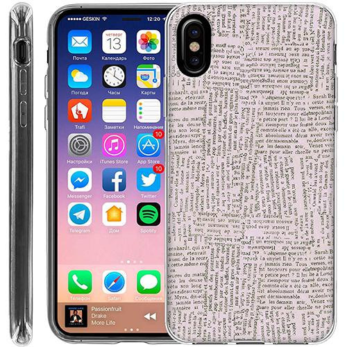 Husa telefon Plastic Huawei P8 Lite 2017 P9 Lite 2017 Clear Newspaper