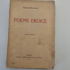 Carte veche 1915 Mircea Radulescu Poeme Eroice