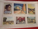 SUEDIA, PICTURI - BLOC MNH, Nestampilat