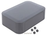 Carcasă ABS Gri &Icirc;nchis 200x135x60mm