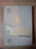 DOCUMENTA ROMANIAE HISTORICA VOL.I ,TARA ROMANEASCA,1975