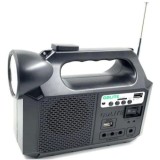 Kit Solar Portabil GDLITE GD8017 Music Bluetooth Camping, 3 Becuri LED, USB, Radio FM, Lanterna, Incarcare Telefon
