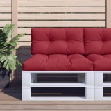 vidaXL Pernă de paleți, roșu vin, 80x40x12 cm, material textil 360610