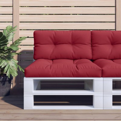 vidaXL Pernă de paleți, roșu vin, 80x40x12 cm, material textil 360610 foto