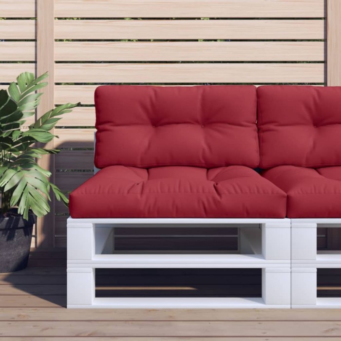 vidaXL Pernă de paleți, roșu vin, 80x40x12 cm, material textil 360610