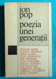 Ion Pop &ndash; Poezia unei generatii ( critica literara )( Nicolae Labis Cezar Baltag Constanta Buzea Gabriela Melinescu )