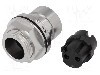 Conector circular, mama, 2 pini, BULGIN - PXM6012/02S/ST