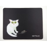 Mouse pad Serioux, model Cat and mice, MSP02, suprafata textila,