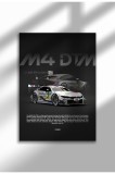 Mxm_racing_22|Poster de curse GT și DTM, mașini de curse moderne pe p&acirc;nză, artă murală fără ramă cu motorsport, legende de pistă | A3 (29.7 x 42 cm) -