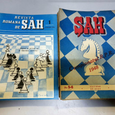 Revista romana de sah - Lot 94 numere intre anii 1948-1990