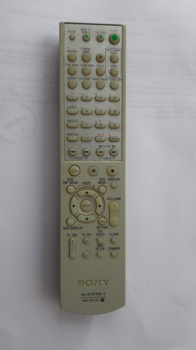 TELECOMANDA SONY RM-SP240