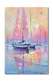 Cumpara ieftin Tablou cu veliere pictat manual, 60x40cm pictura ulei pe panza, gata de agatat pe perete